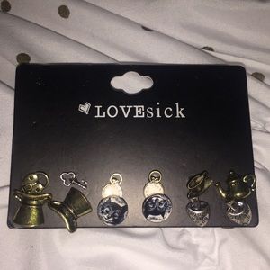 Alice and wonderland earrings